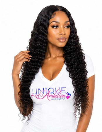 Brazilian Deep Wave U-Part Wig