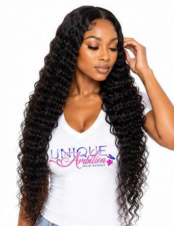 Brazilian Deep Wave U-Part Wig