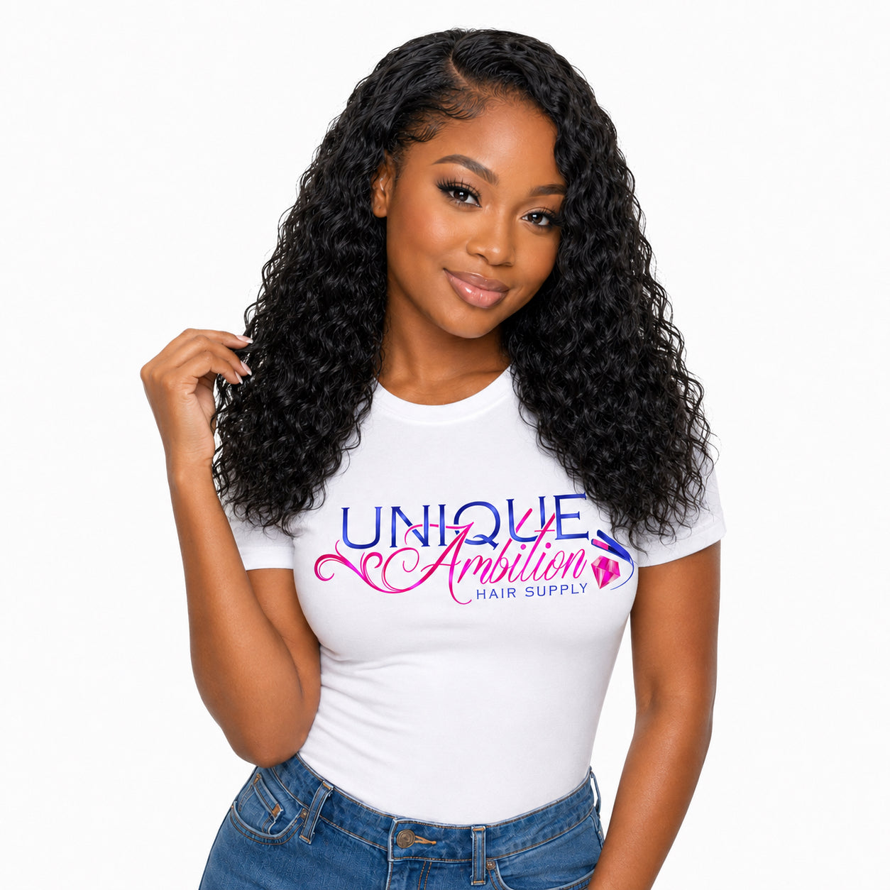 Water Wave Half Wig