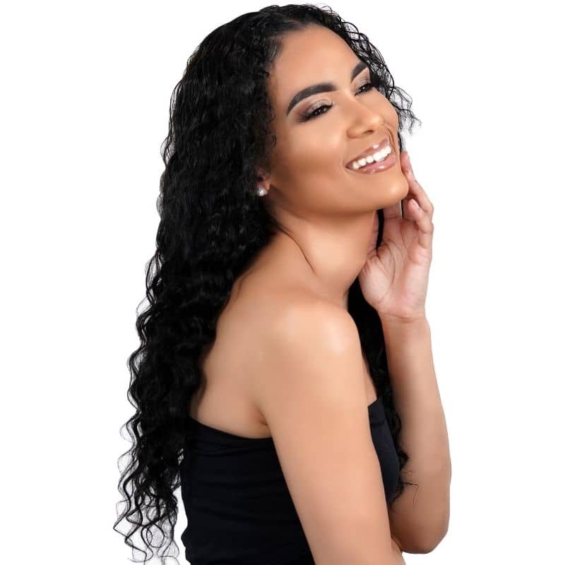 Radiant Brazilian Deep Wave U-Part Wig