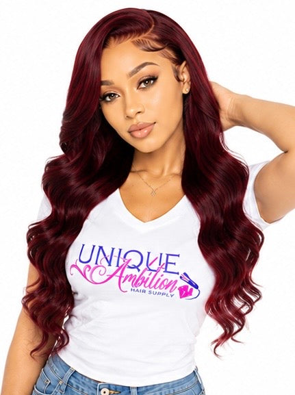 Burgundy Body Wave Bundle Deals