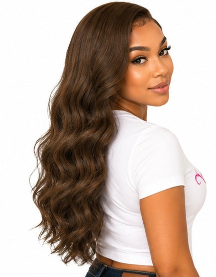 Chocolate Brown Invisible Clip-ins