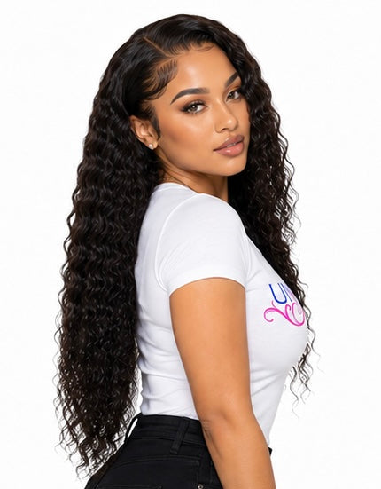 Deep Wave 13x4 Transparent Lace Front Wig