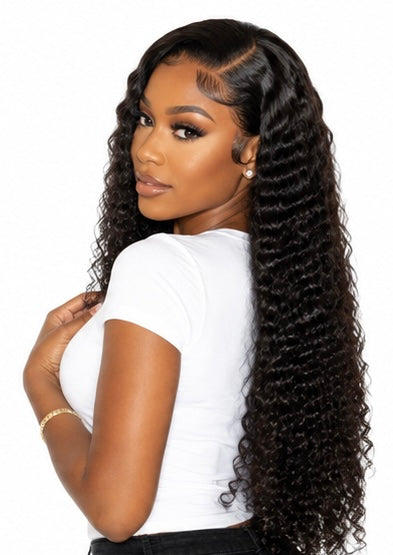 Deep Wave 13x6 HD Lace Front Invisible Hairline Wig