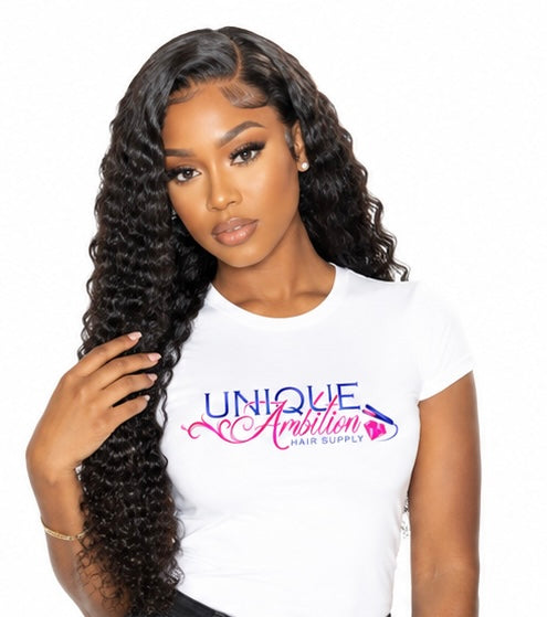 Deep Wave 13x6 HD Lace Front Invisible Hairline Wig