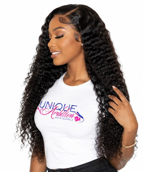 Deep Wave 13x6 HD Lace Front Invisible Hairline Wig