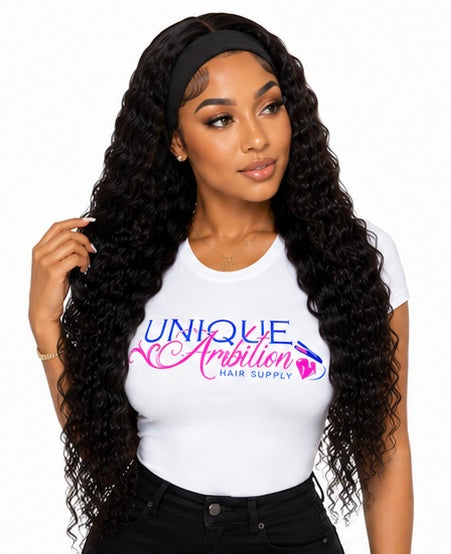 Deep Wave Headband Wig