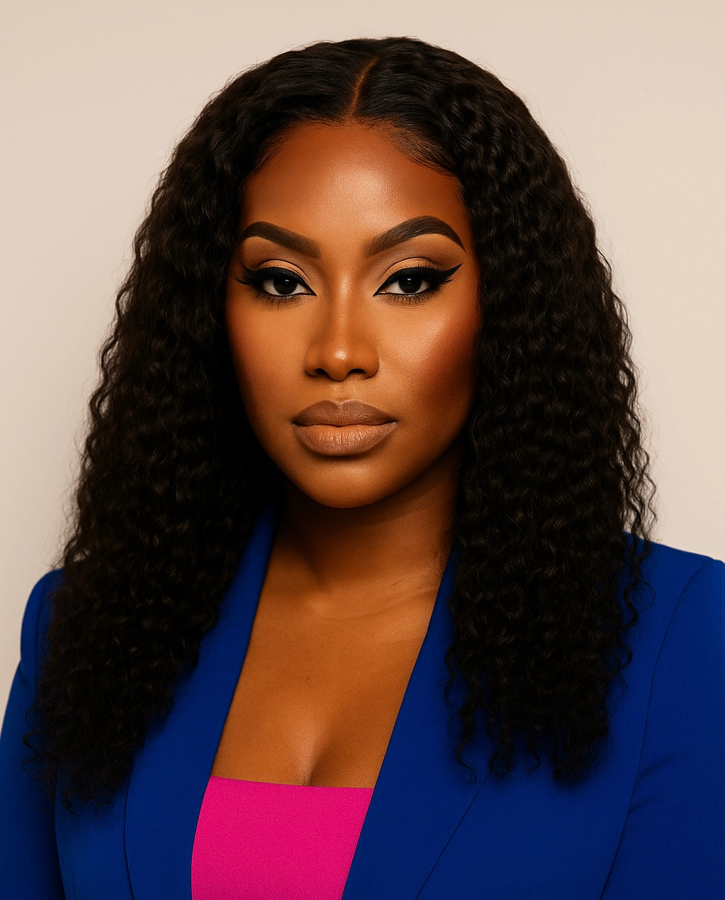 Kinky Curly 4x4 Transparent Closure Wig