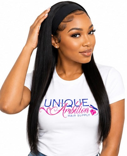 Straight Headband Wig