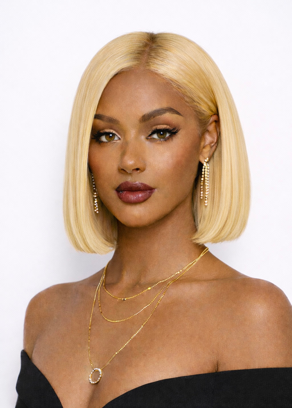Blonde Straight Bob Wig