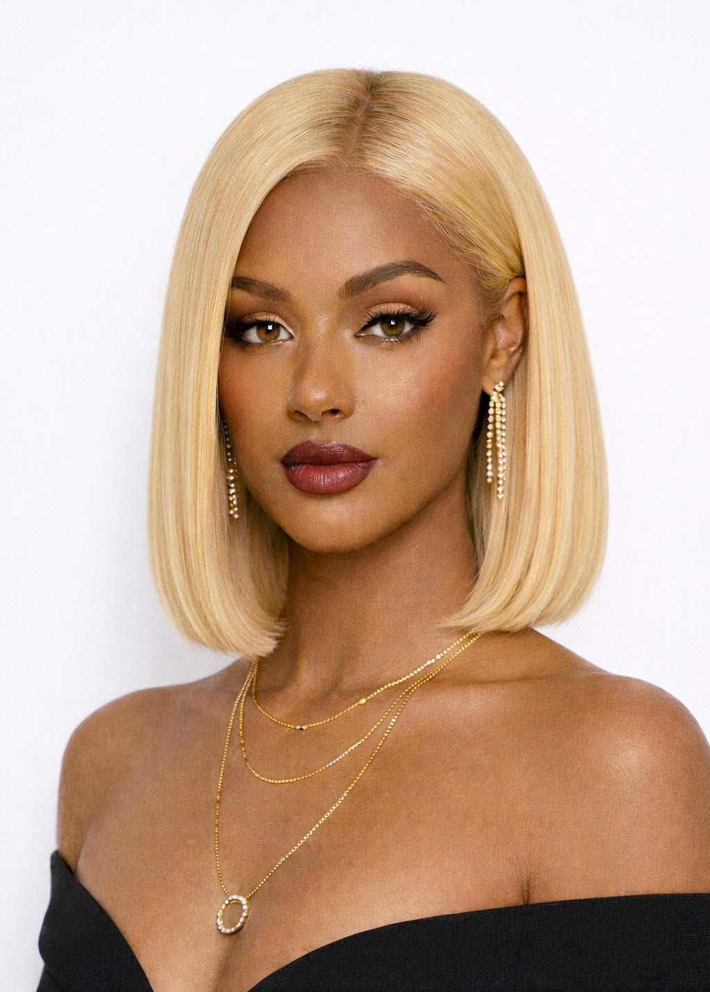 Blonde Straight Bob Wig
