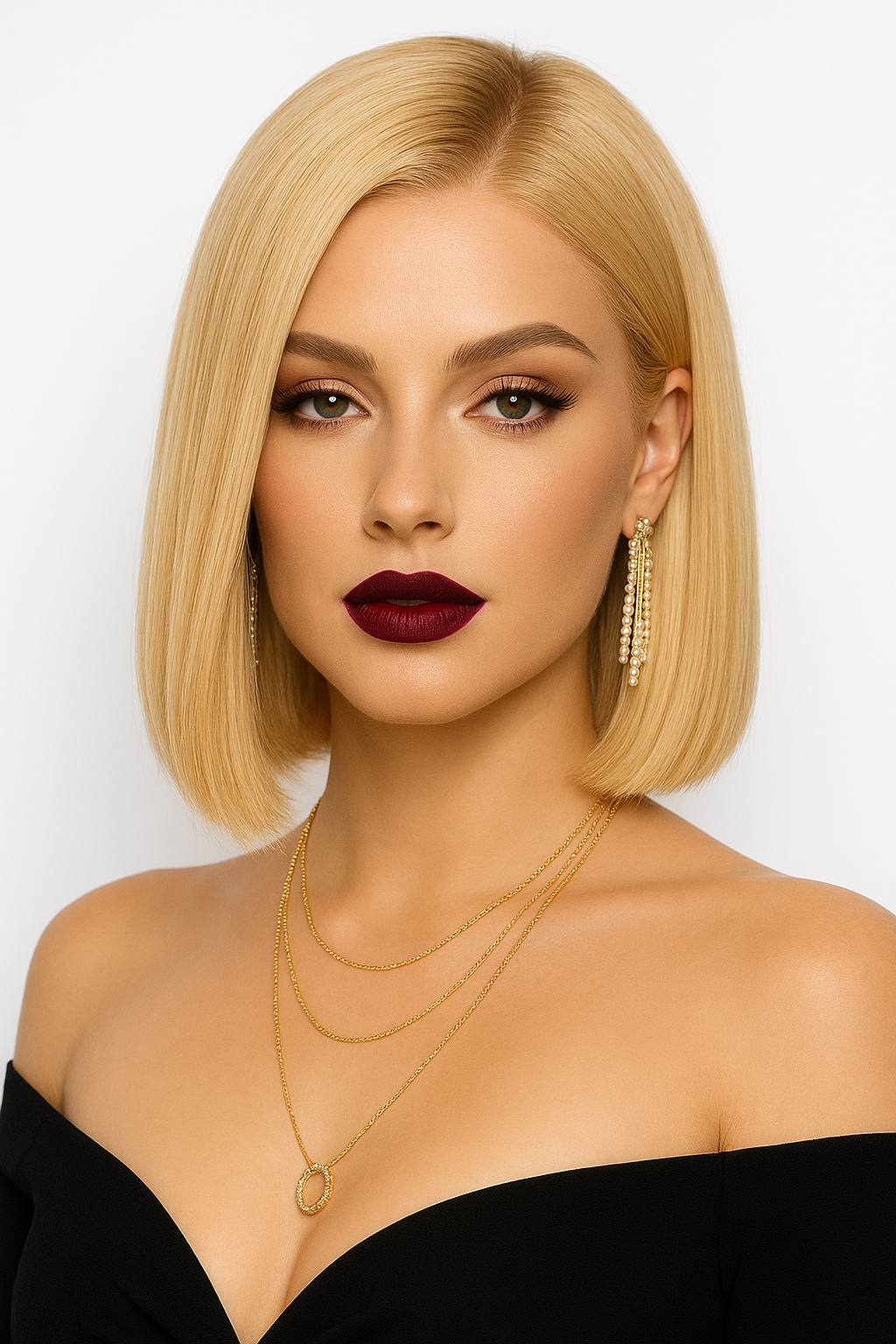 Blonde Straight Bob Wig