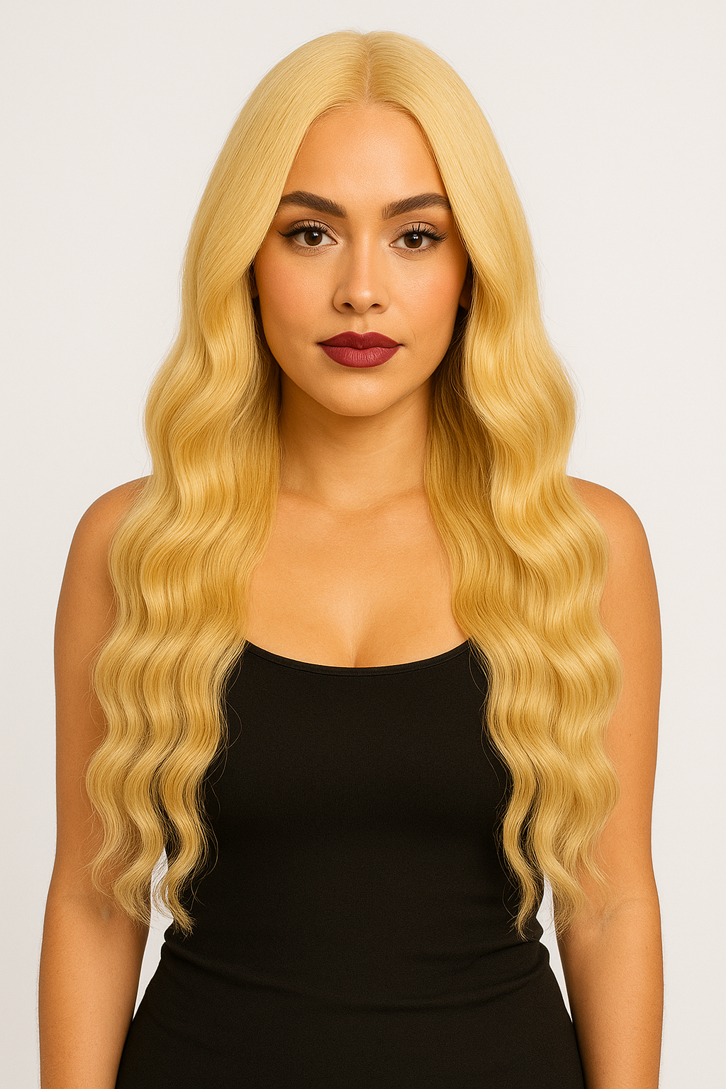 Blonde Body Wave 13x4 Transparent Lace Front Wig