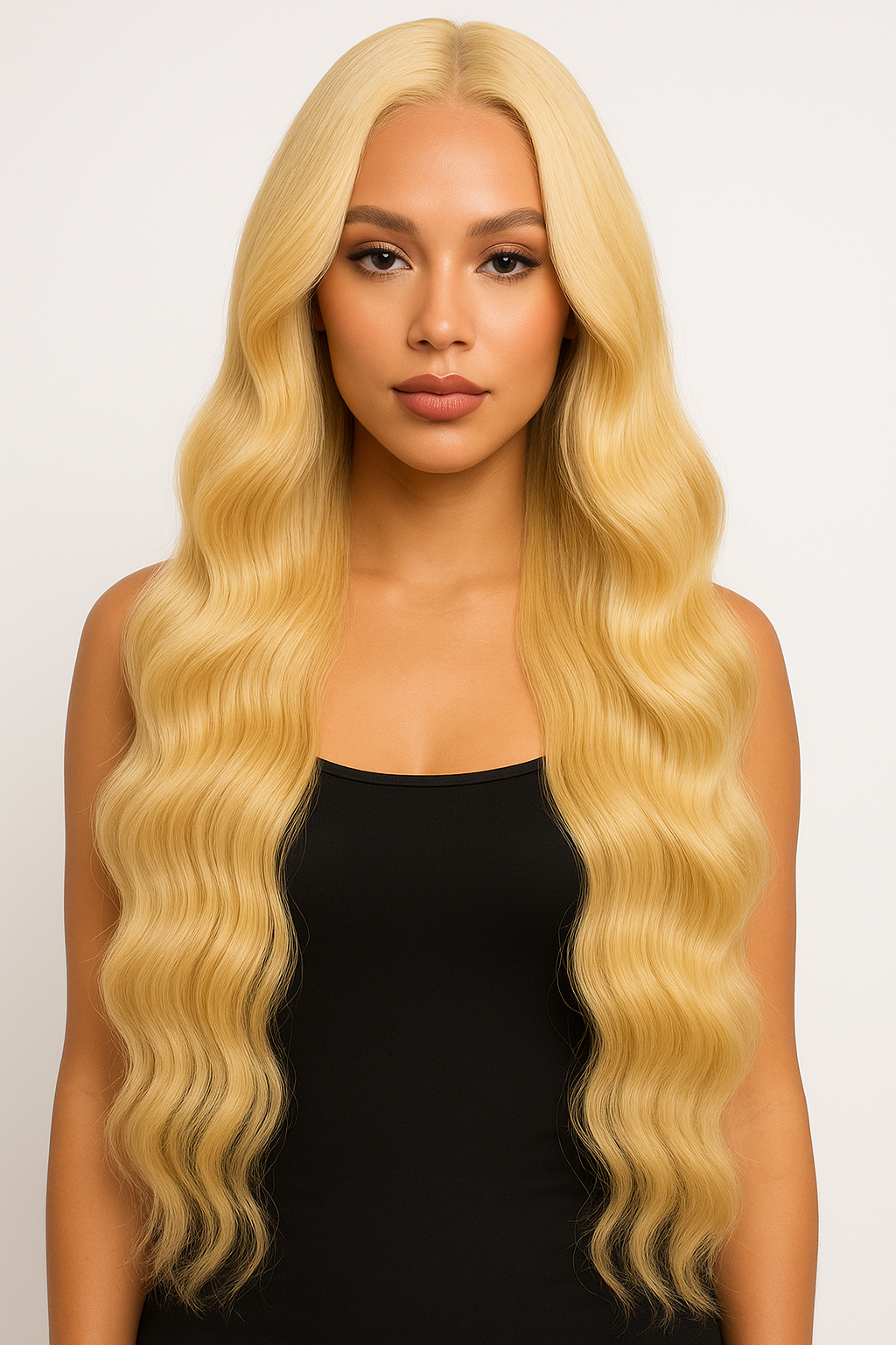Blonde Body Wave 13x4 Transparent Lace Front Wig