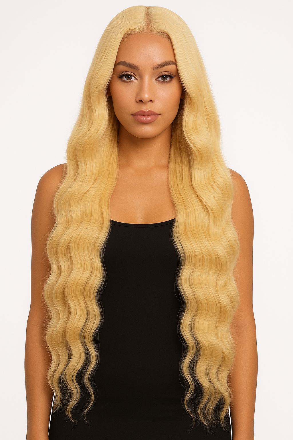 Blonde Body Wave 13x4 Transparent Lace Front Wig