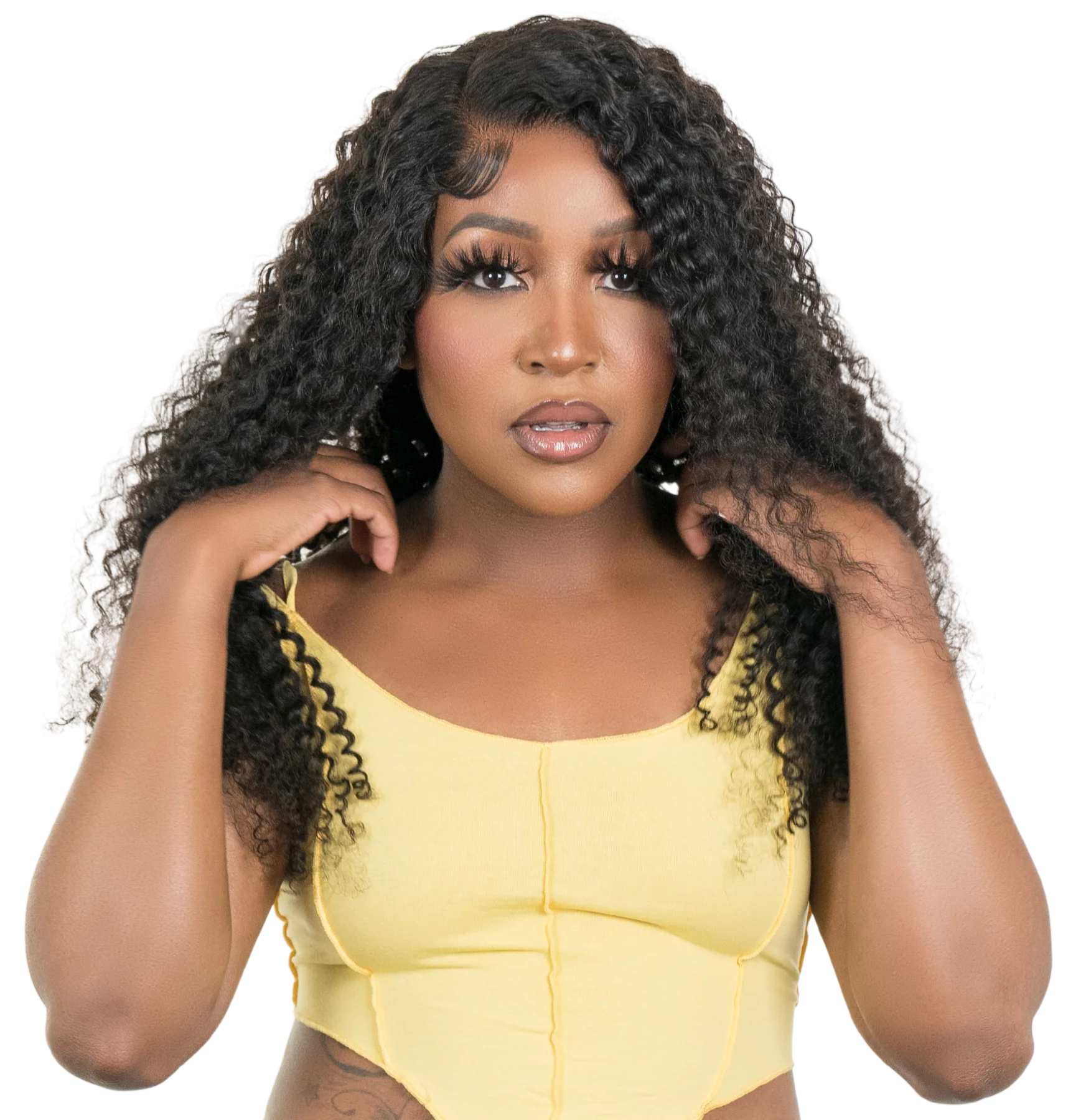 Majestic Kinks Closure Wig