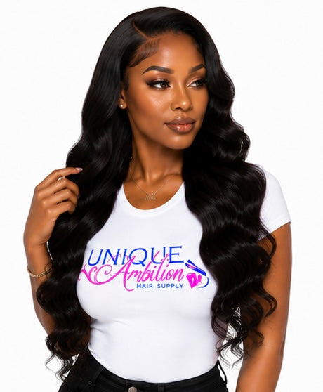 Loose Wave 13x4 Transparent Lace Front Wig