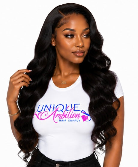 Loose Wave 13x4 Transparent Lace Front Wig