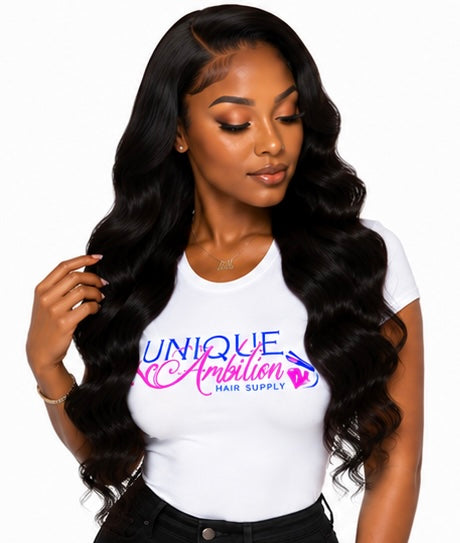 Loose Wave 13x4 Transparent Lace Front Wig