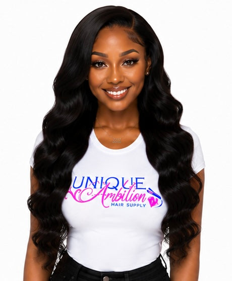 Loose Wave 13x4 Transparent Lace Front Wig