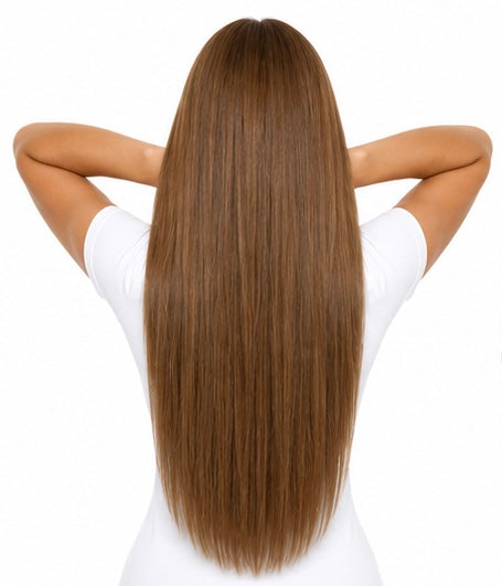Medium Chestnut Brown Seamless Clip-ins