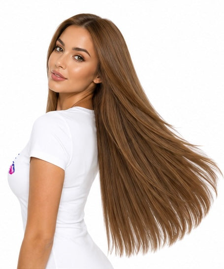 Medium Chestnut Brown Seamless Clip-ins