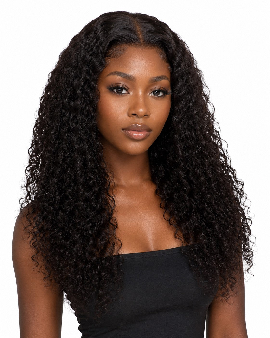 Raw Indian Curly 5x5 Transparent Closure