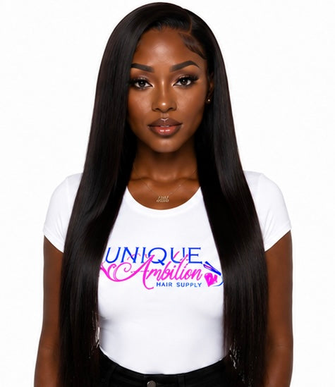 Straight 13x4 Transparent Lace Front Wig