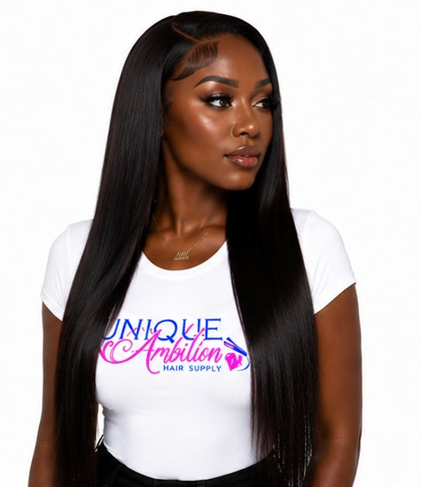 Straight 13x4 Transparent Lace Front Wig