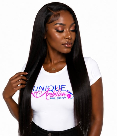 Straight 13x4 Transparent Lace Front Wig