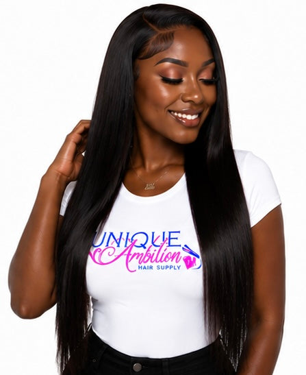 Straight 13x4 Transparent Lace Front Wig