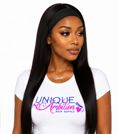 Straight Headband Wig