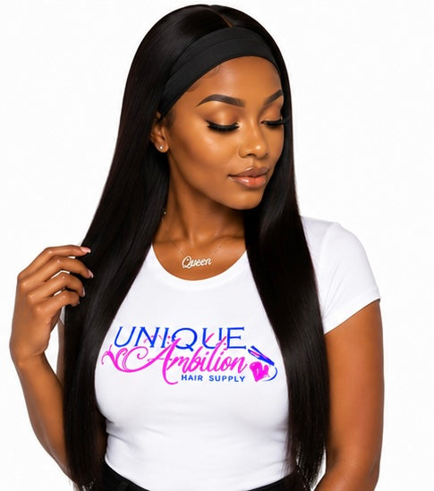 Straight Headband Wig