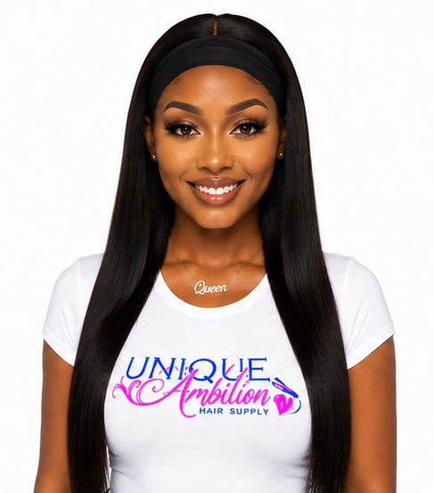 Straight Headband Wig