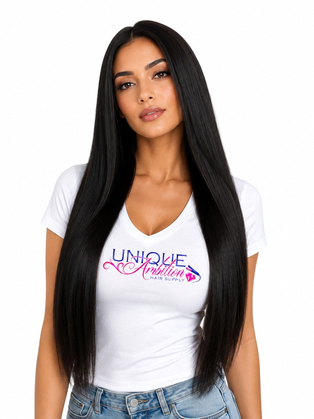 Straight Raw Tape-In Extensions