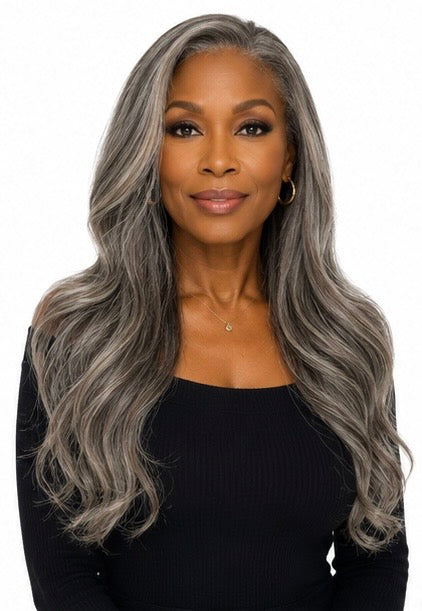 Vietnamese Natural Gray Hair Extensions
