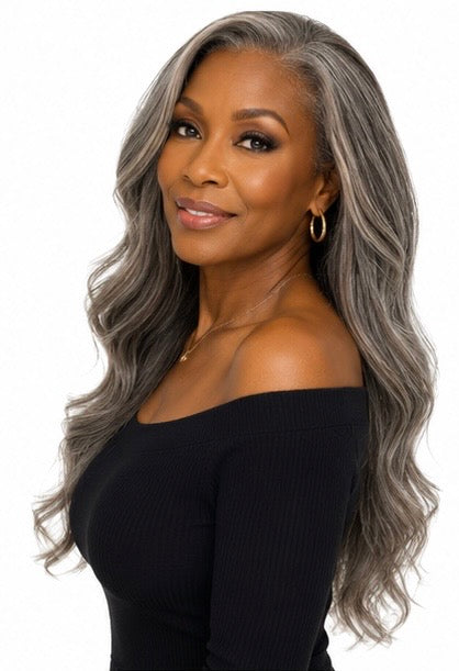 Vietnamese Natural Gray Hair Extensions