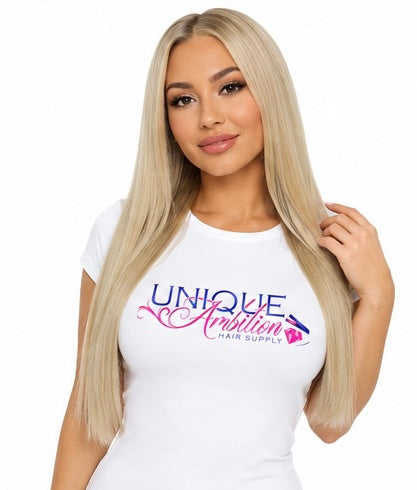 Warm Honey Blonde  Invisible Clip-ins