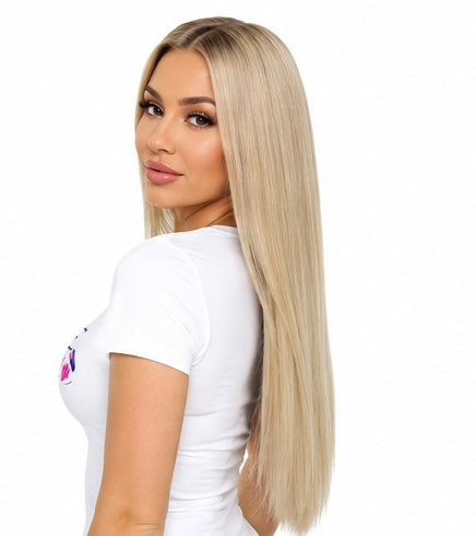 Warm Honey Blonde  Invisible Clip-ins