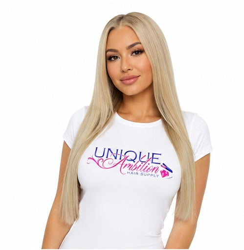 Warm Honey Blonde  Invisible Clip-ins