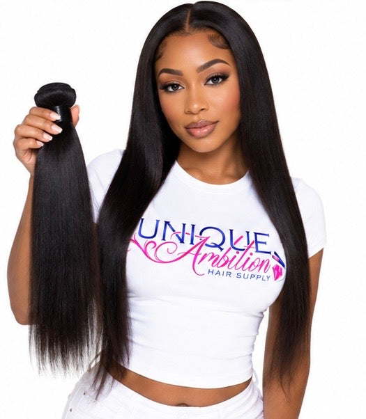 Yaki Straight Human Hair Bundles