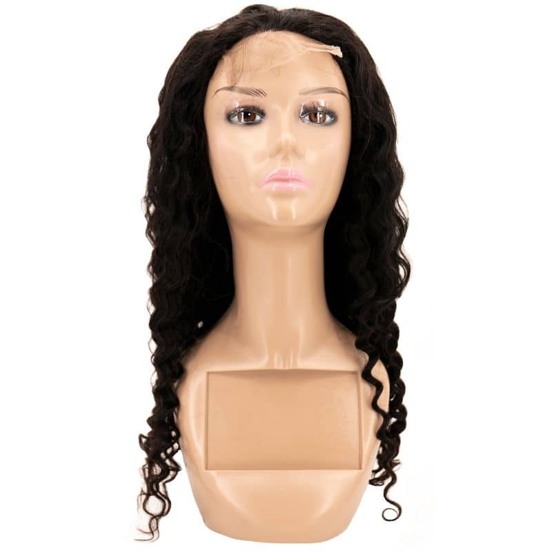 Goddess Waves Transparent Closure Wig