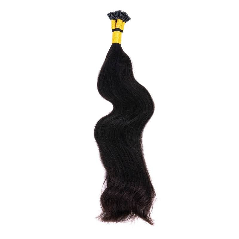 Ebony Elegance I-Tip Extensions